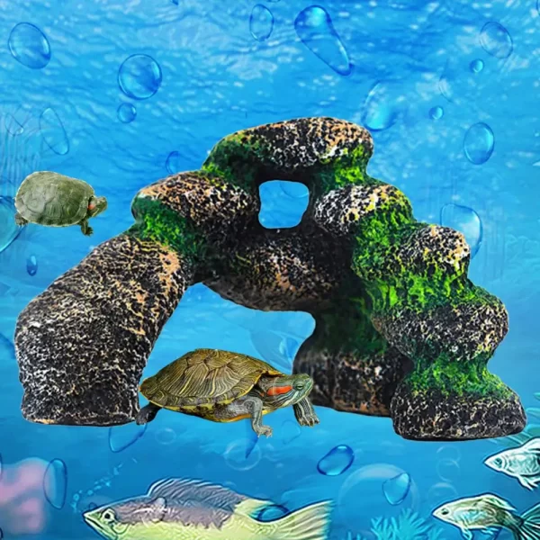 Aquarium Resin Reptile Hiding Cave - Image 2