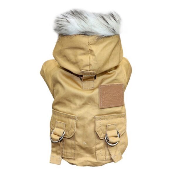 Winter Dog Coat with Hoodie - Image 4