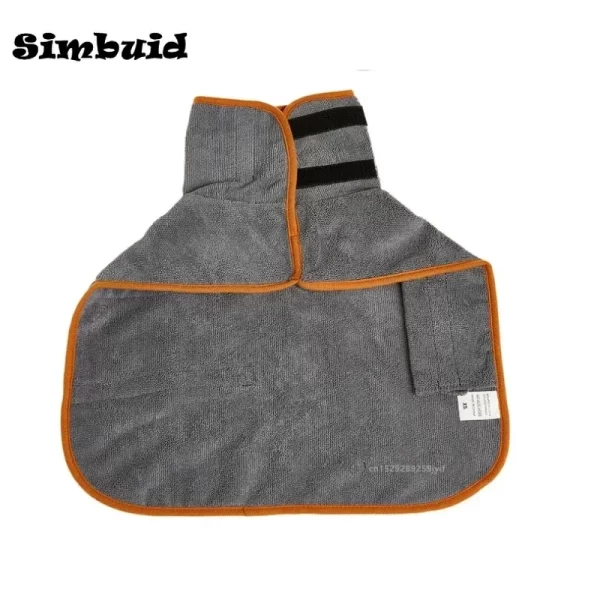 Super Absorbent Pet Microfiber Bathrobe - Image 3