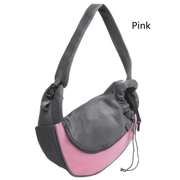 Pet Puppy Carrier S/L Outdoor Travel Dog Shoulder Bag Mesh Oxford Single Comfort Sling Handbag Tote Pouch - Image 6