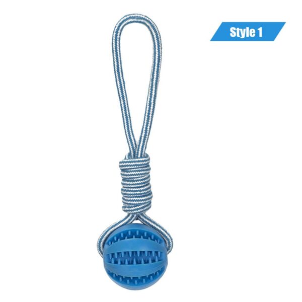 Dog Toys Treat Balls Chewing Bite Resistant Toys Pet Tooth Cleaning - Image 14