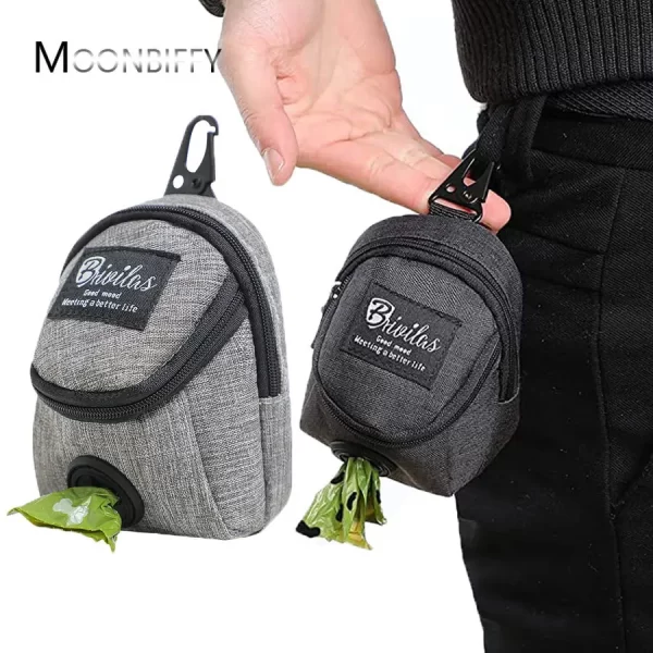 Pet Dog Treat Pouch Poop Dispenser Portable Multifunction Dog training bag Outdoor Travel Dog Bag Durable Pet accessories - Image 2