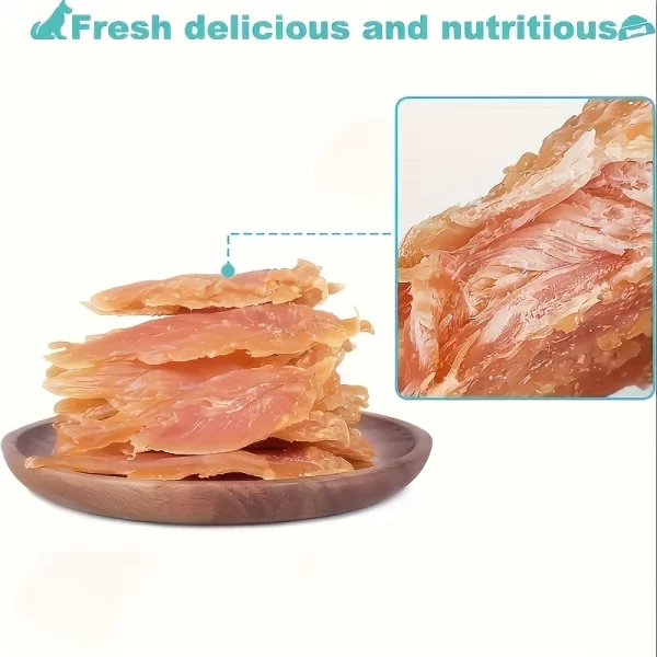 100g/500g(3.53oz/1.1LB )Chicken For Dogs, Chicken Dog Treats For Small Dogs, Medium Pets And Large Breeds, Natural Dog Treats - Image 4