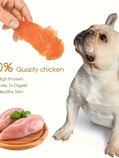 100g/500g(3.53oz/1.1LB )Chicken For Dogs, Chicken Dog Treats For Small Dogs, Medium Pets And Large Breeds, Natural Dog Treats