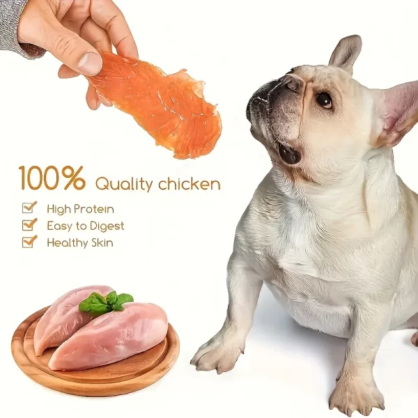 100g/500g(3.53oz/1.1LB )Chicken For Dogs, Chicken Dog Treats For Small Dogs, Medium Pets And Large Breeds, Natural Dog Treats