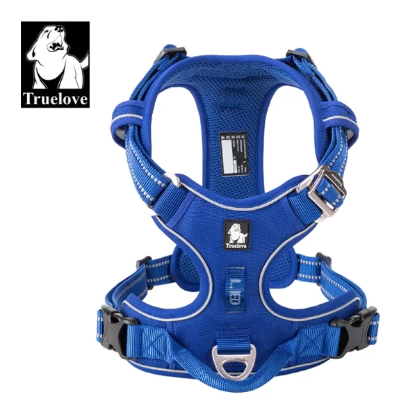 Truelove Pet Harness Nylon Webbing with 3M Reflection Adjustable Aluminum Alloy for Big Medium Dog - Image 3