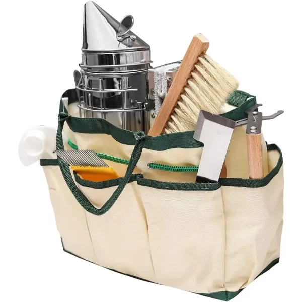 Popular.Come with Organizer Tote Beekeeping Tools kit for Beginner Starter kit Durable bee Supplies All-in Gift Set 10 Pcs - Image 3