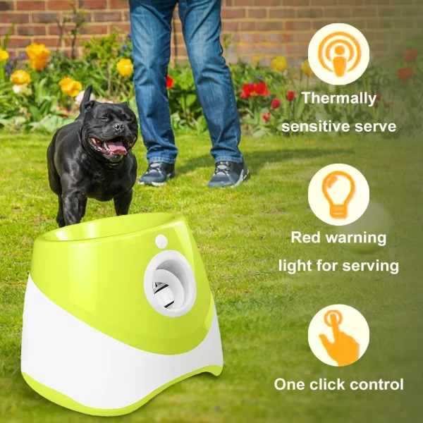 Dog Tennis Launcher Automatic Ball Launcher Throwing Machine Catapult Pet Toys Fun Interactive Throw Rechargable Catapult - Image 3