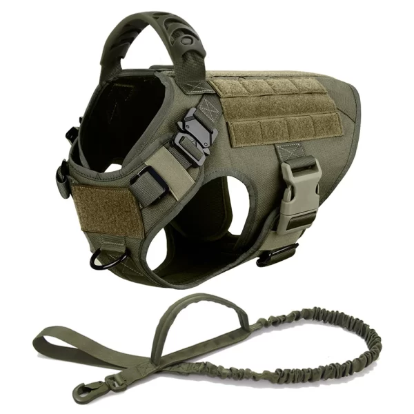 Large Dog Harness And Leash Set Pet German Shepherd Malinois Training Walking Vest Dog Harness And Collar For Medium Large Dogs - Image 13