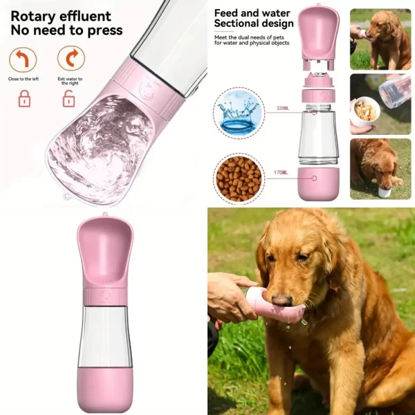 Travel-Friendly Portable Dog Water Cup - Durable Outdoor Pet Feeding & Water Dispenser for Dogs & Cats - Essential Pet Supplies