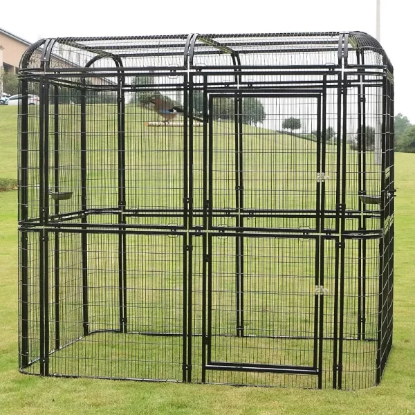 Large Walk-in Cages Heavy Duty Bird Cage Outdoor Aviary Parrot Macaw Conure Lovebird Pet House Finch Parakeet Cockatiel Macare B - Image 3