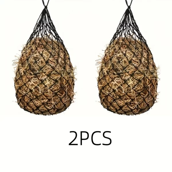(2pcs) Horse Hay Net, Slow Feed Hay Bag, Feeding Net for horse, sheep, donkey, goat and more - Image 8