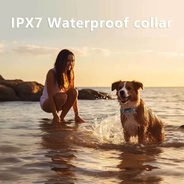 Wireless Dog Fence & Training Collar for 2 Dogs, 3500FT Adjustable Fence & 6100FT Remote Collar, IPX7 Waterproof - Image 4