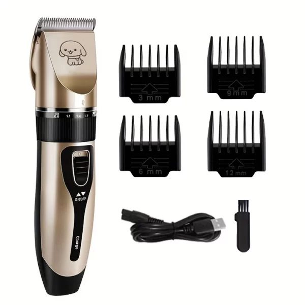 Pet Hair Trimmer Kit Electric Precision Clippers Perfect for Professional Grooming at Home, Ideal for Dogs and Cats - Image 7