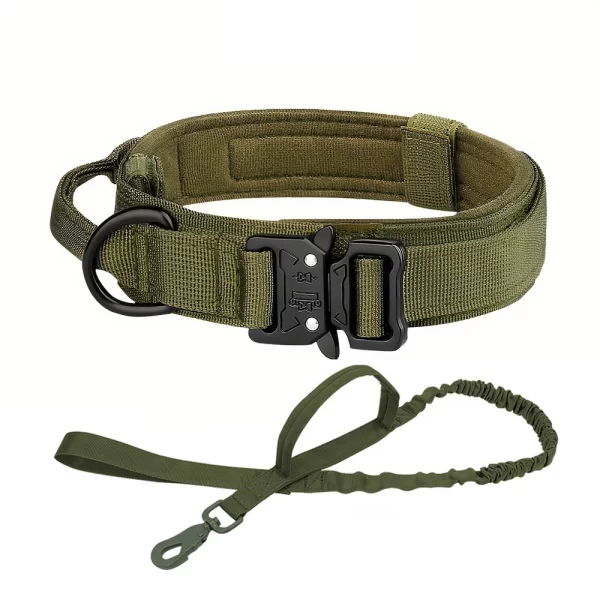 Dog Training Collar Adjustable Tactical Dog Collar And Leash Set Control Handle Pet Lead Collar For Dogs - Image 7
