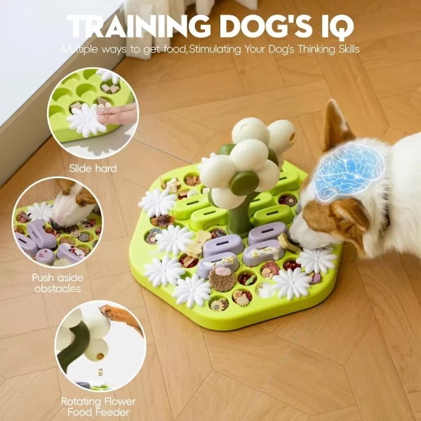 MEWOOFUN Level 4 Dog Puzzle Toy Enrichment Toys for Dogs IQ Training Dog Slow Feeder Interactive Toys for All Breeds - Image 2