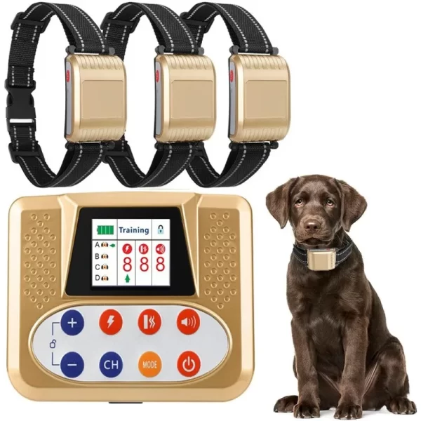 Wireless Dog Fence, Electric Dog Fence & Remote Training Collar,Vibration&Shock,IP65 Waterproof Collar for Large and Medium Dogs - Image 2