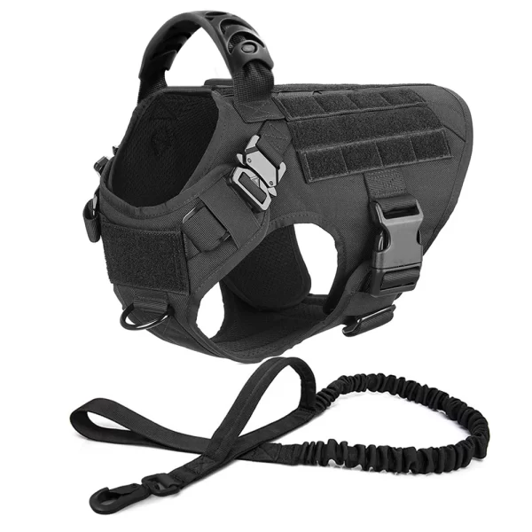Large Dog Harness And Leash Set Pet German Shepherd Malinois Training Walking Vest Dog Harness And Collar For Medium Large Dogs - Image 11