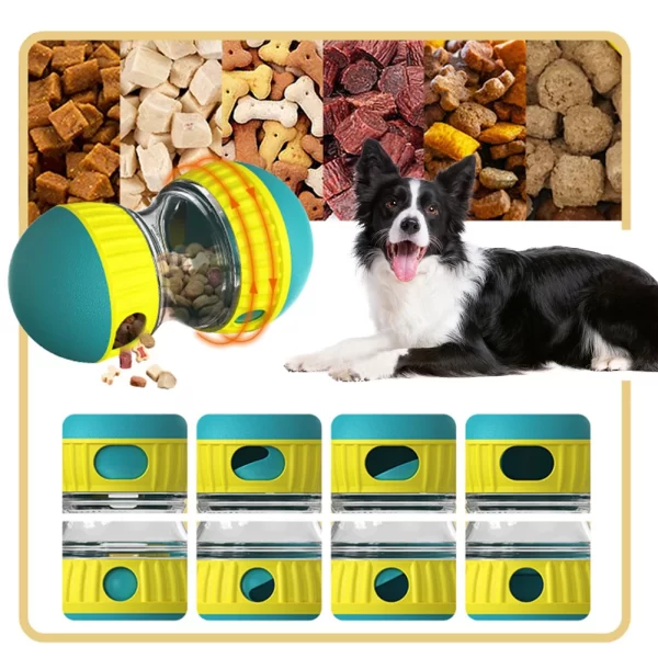 Pet Slow Feeder Food Dispensing Dog Toy Dog Enrichment Toy IQ Training & Playing Improves Pets Digestion Dog Treat Ball - Image 2