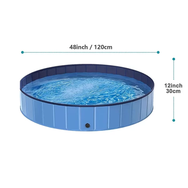 Dog Swimming Pool Portable Plastic Pool Grooming Tub Bathing Scratch Resistance Pet Pools Bathtub for Dogs - Image 7