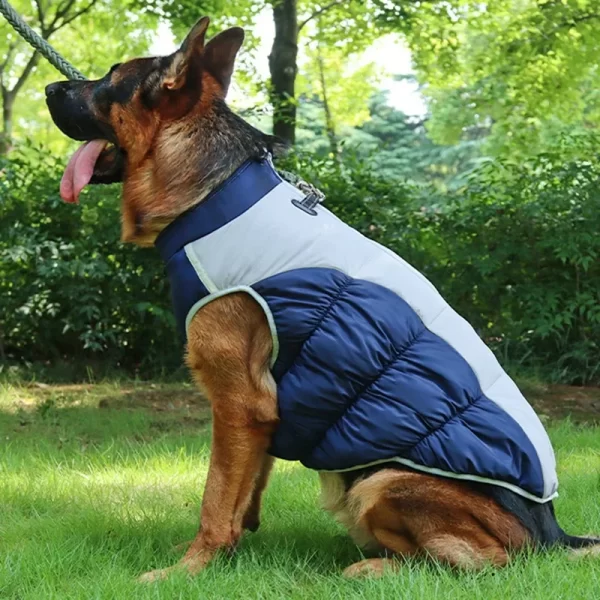 Winter Dog Coat With Reflective Strip For Pet Hoodie Dog Puppy Cold Jacket Waterproof Windproof Thick Dog Padded Vest XL-6XL - Image 5