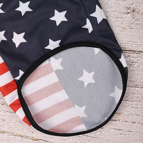 American Flag Patriotic Dog Bandana Scarf Set with Bow Tie Adjustable Pet Neckerchief for Small Medium Large Dogs Cats - Image 6