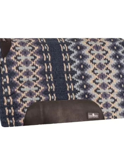 Classic Equine 32x34 SensorFlex Wool Top 3/4in Saddle Pad Navy/Blue 32X34