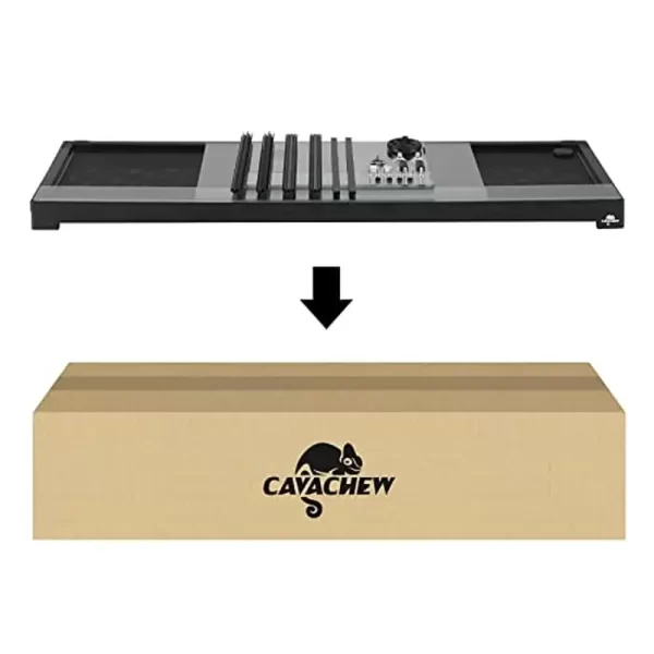 50 Gal Reptile Tank Glass Terrarium 36x18x18 Sliding Door Top Vent Cable Pass Humidify Hole Sturdy Observation Easy Clean - Image 6
