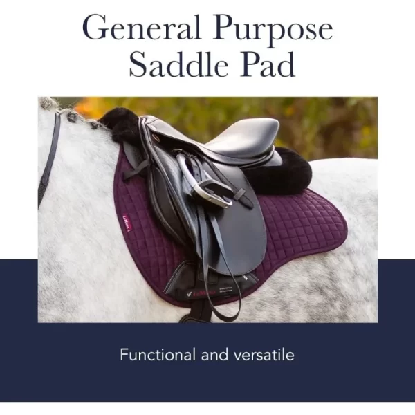 LeMieux General Purpose Suede Square Saddle Pad - English Saddle Pads for Horses - Equestrian Riding Equipment and Accessories - Image 2