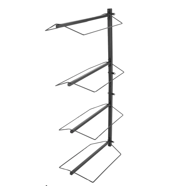 2 Sets Saddle Rack Wall Mounted Heavy Duty 4 Tier Horse Saddle Hanging Stand