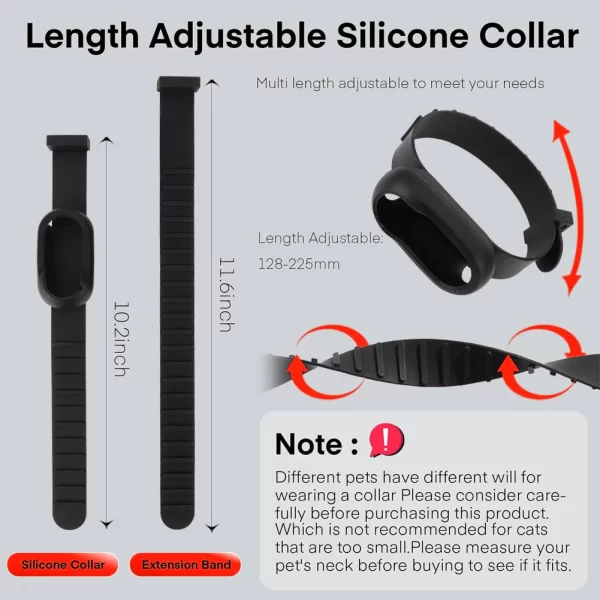 HD 1080P Dog Tracker Collar No WiFi Needed Dog Cat Pet Camera Collar Nanny Camera Video Records with 32G Card for Indoor/Outdoor - Image 6