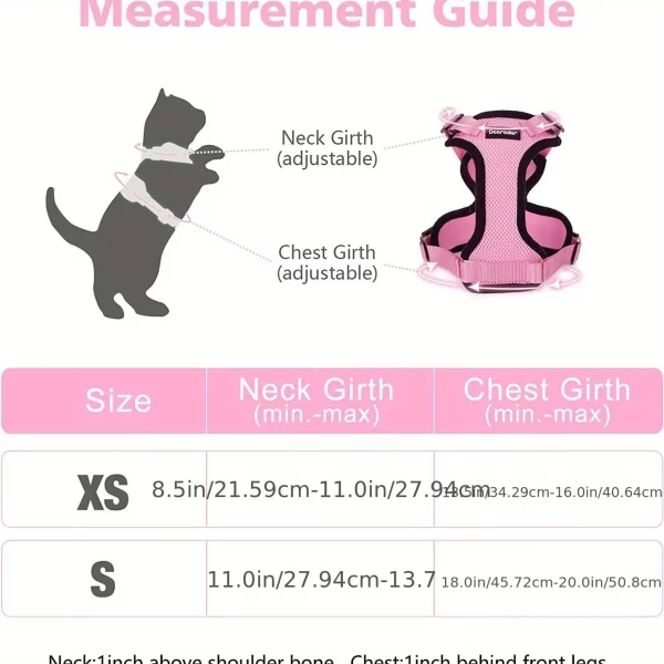 Cat Harness and Non-Slip Adjustable Leash - Image 4