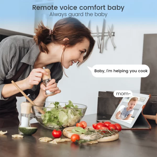 XIAOVV 4MP 5/2.4GHz WiFi Indoor Home Security Mini IP Camera Smart CCTV Pet Camera Baby Video Monitor 24/7 Surveillance Camera - Image 2