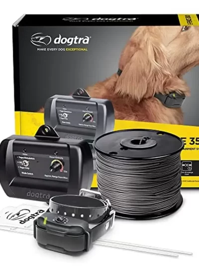 3500 Rechargeable Wireless Collar Underground Dog Fence Vibration Field Width Control Filtering Pager & Correction Mode Wire