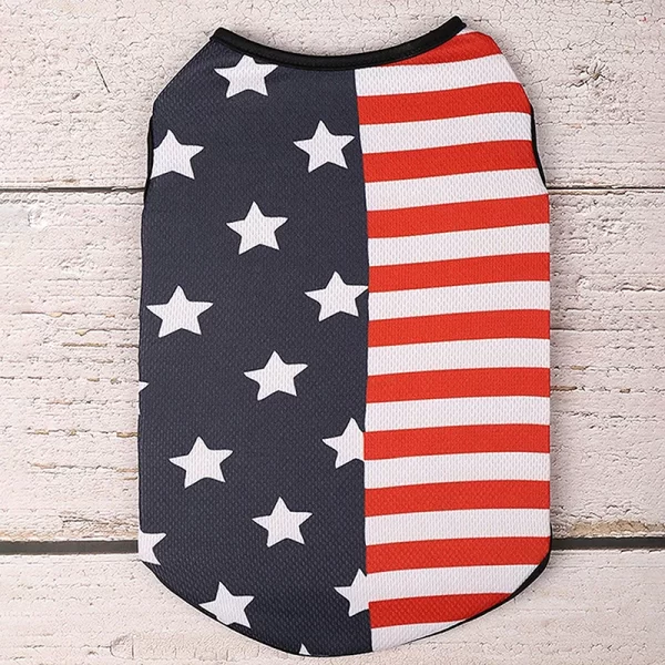 American Flag Patriotic Dog Bandana Scarf Set with Bow Tie Adjustable Pet Neckerchief for Small Medium Large Dogs Cats - Image 5