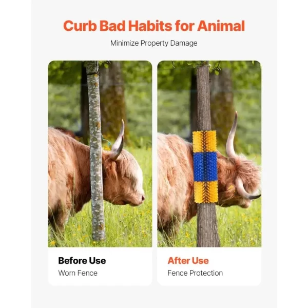 2 pcs-Dual Sided Horse Scratch Brush for Itch Relief Durable Animal Grooming Brush - Image 3