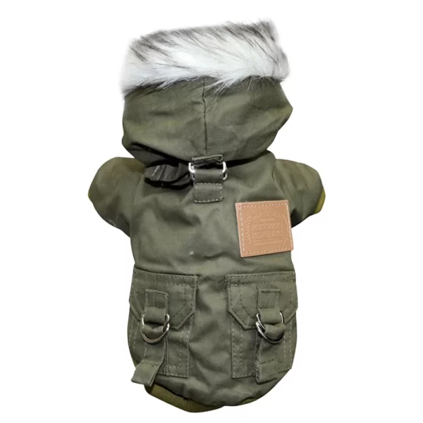 Pet Dog Jacket With Harness Winter Heavy Hiking Coat Dog Warm Hoodie Vest Windproof Outdoor Jacket For Small Medium Large Dog - Image 7