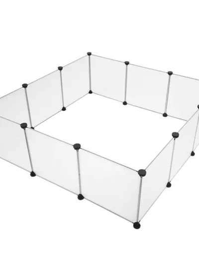 Pet Playpen Portable Large Plastic Yard Fence Small Animals, Puppy Kennel Crate Fence Tent