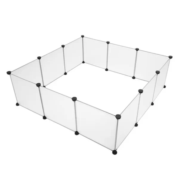 Pet Playpen Portable Large Plastic Yard Fence Small Animals, Puppy Kennel Crate Fence Tent