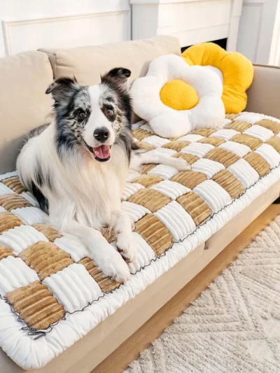 Dog Bed Mat Warm Pet Cat Scratchable Blanket Anti-slip Washable Cushion Sofa Couch Cover Protector