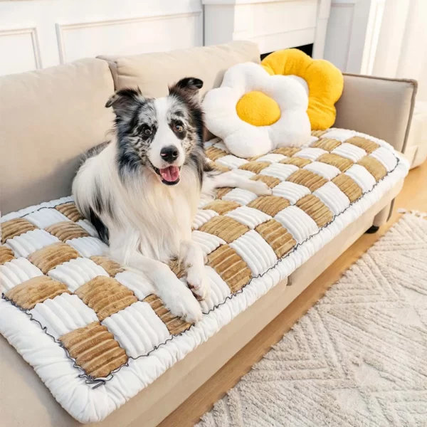 Dog Bed Mat Warm Pet Cat Scratchable Blanket Anti-slip Washable Cushion Sofa Couch Cover Protector