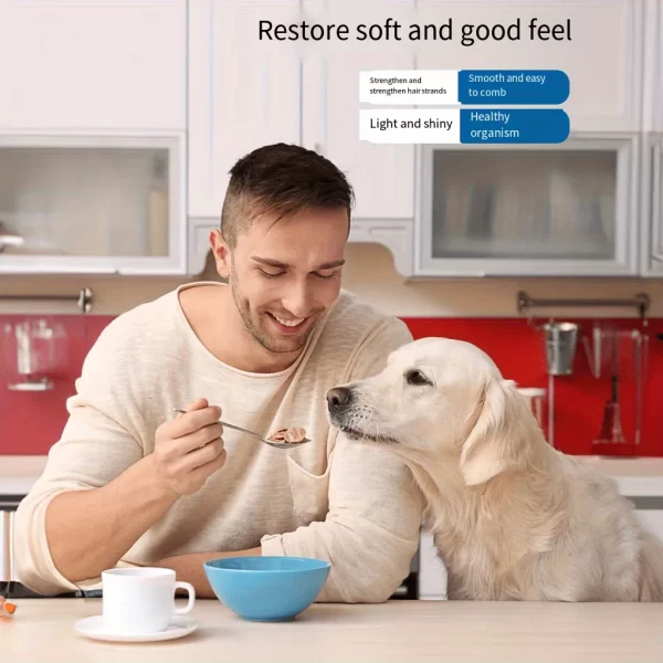 60 Capsules Amazing Omega 3 Fish Oil for Dogs and Cats - Omega 3 for Dogs and Cats Shedding and Skin Health For Dog Dry Skin - Image 2