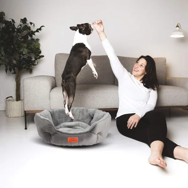 Pet Bed for Small/Medium Pets, Soft, Washable, Non-Slip Base, Water Resistant - Image 5