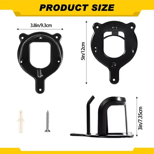 Horse Bridle Rack Metal Bridle Bracket Wall Mounted Bridle Hooks Horse Tack Storage Halter Hanger Horse Barn Supplies - Image 7
