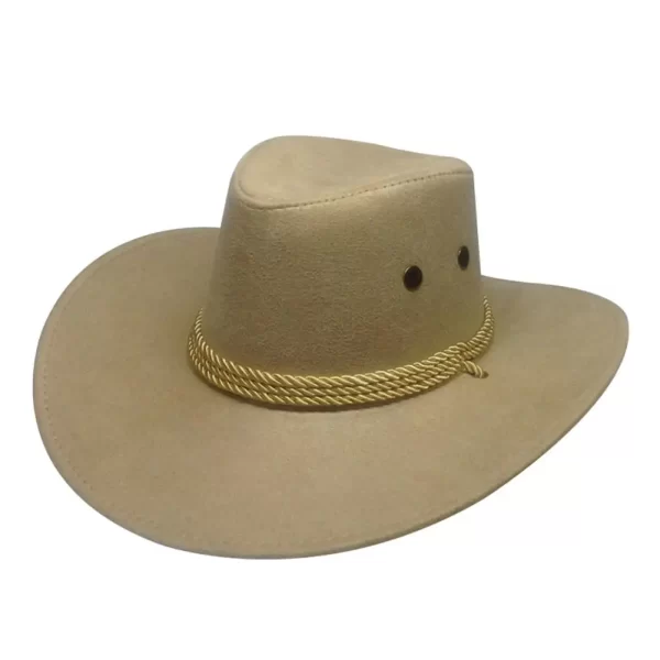 Trilby Cap with Cowboy Style - Adjustable Wide Brim Jazz Hat, Perfect for Horse Riding and Costume Accessories - Image 8