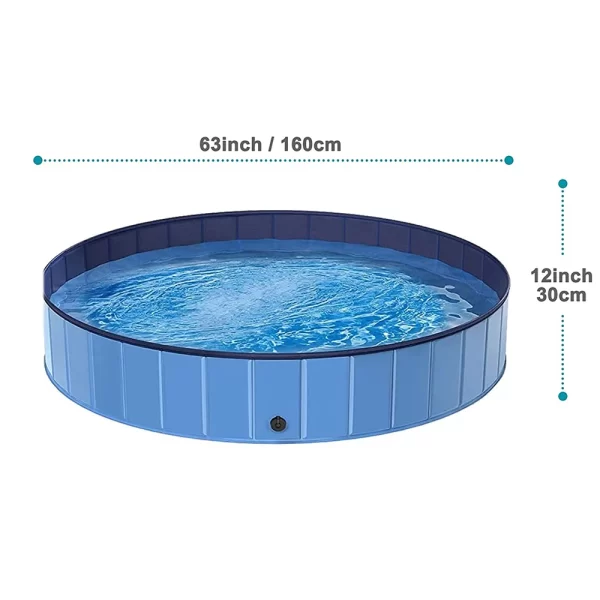 Dog Swimming Pool Portable Plastic Pool Grooming Tub Bathing Scratch Resistance Pet Pools Bathtub for Dogs - Image 6