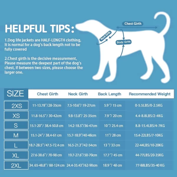Ripstop Reflective & Adjustable Life Jacket for Dogs with Rescue Handle for Swimming - Image 6