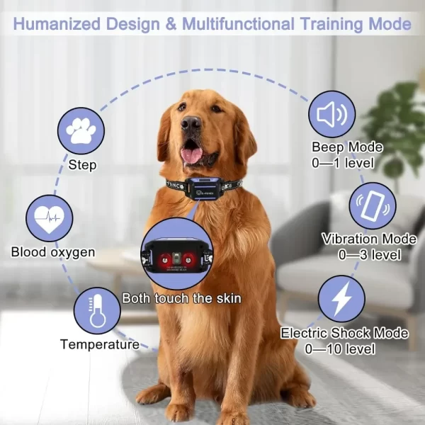 Dog Collar, Electric Wireless Pet Fence, Pet Containment System with Adjustable Warning Strength, Dog Training Collar - Image 5