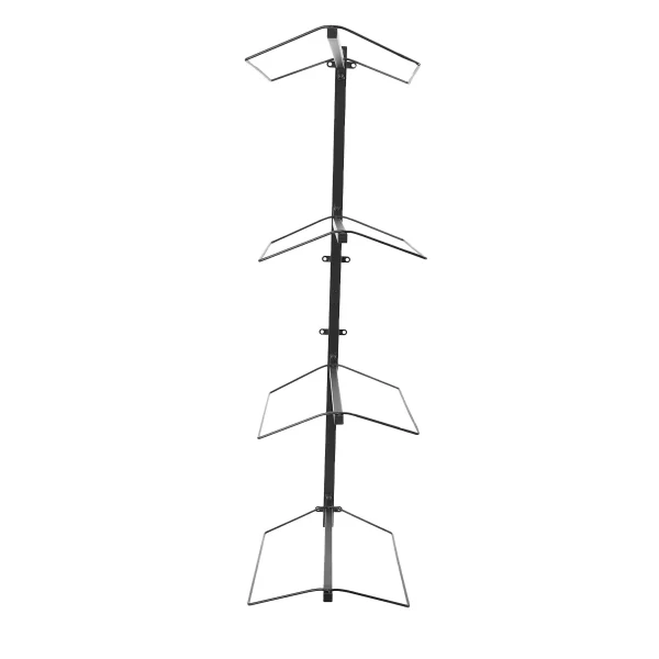 2 Sets Saddle Rack Wall Mounted Heavy Duty 4 Tier Horse Saddle Hanging Stand - Image 3