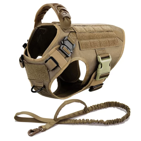 Large Dog Harness And Leash Set Pet German Shepherd Malinois Training Walking Vest Dog Harness And Collar For Medium Large Dogs - Image 10